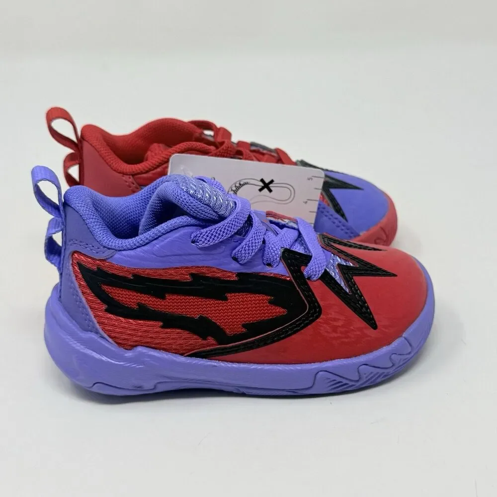 PUMA Scoot Zeros 1 Pred Sneakers Toddler Boys Kids Size 5 C Purple Red Shoes